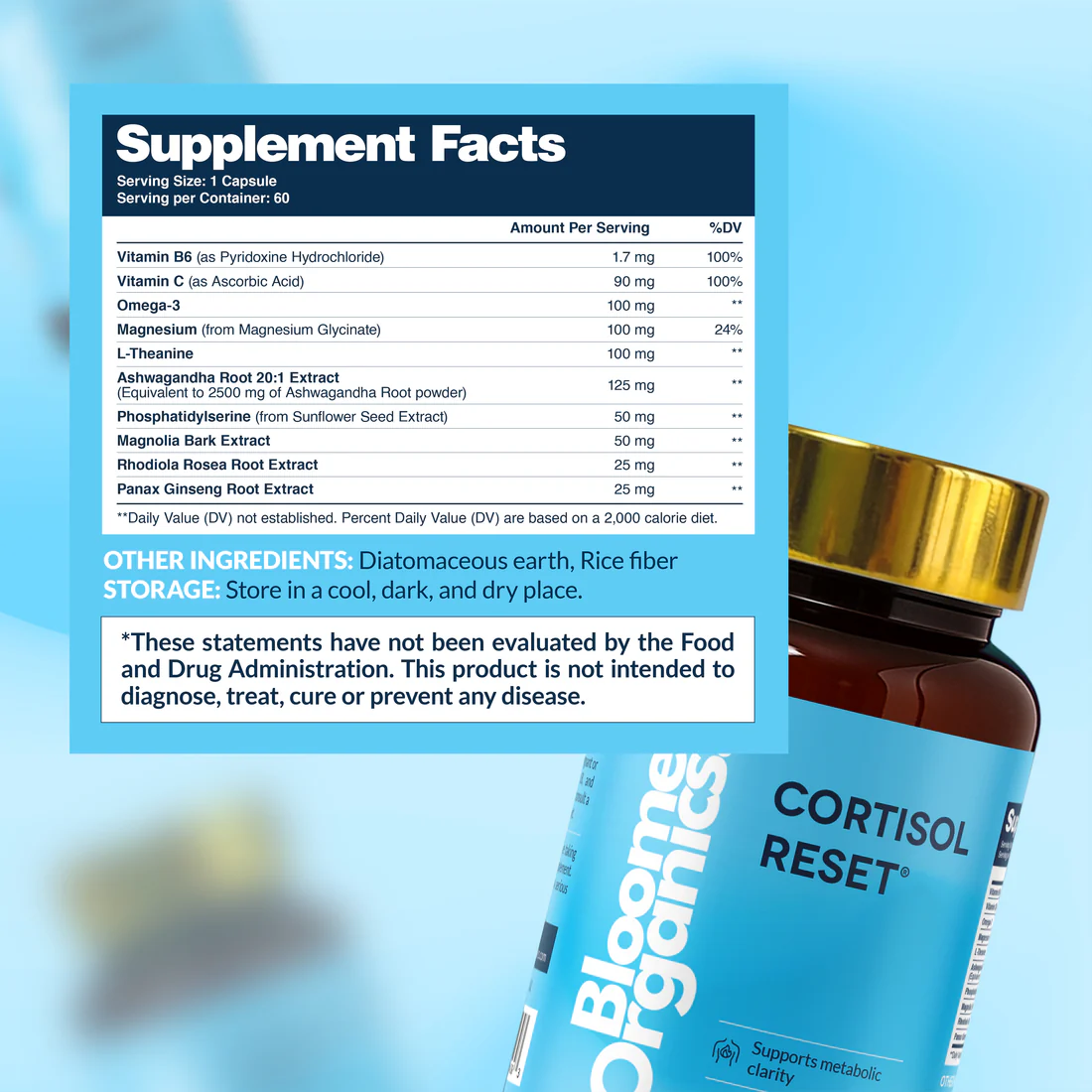 Bloome Organics Nature’s Cortisol Reset