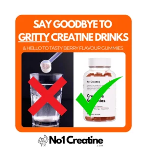 No1 Creatine Creatine Gummies Natural Berry Flavor