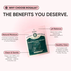 Rosalia Vital Source Premium Feminine Balance Gummies