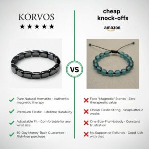 KORVOS HEMATITE BRACELET
