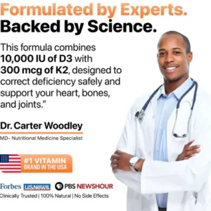Aorve Vitamin D3 + K2 - The 2-in-1 Formula