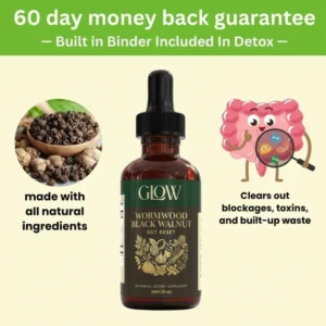 Glow Wormwood Black Walnut Gut Reset