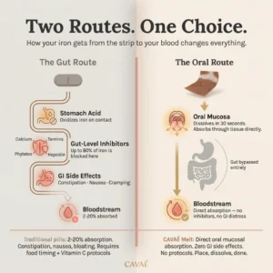 Cavaé Melt Oral Iron Strips