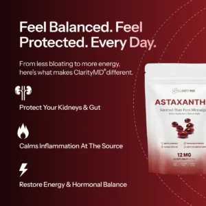 CLARITYMD Astaxanthin Triple Strength Microalgae