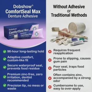 Dobshow® ComfortSeal Max Denture Adhesive