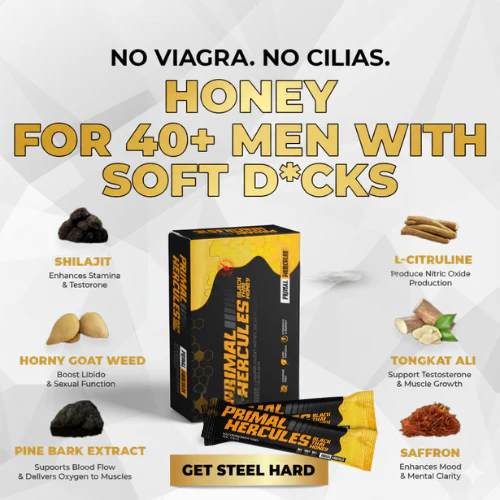 Primal Hercules Black Honey Pure Shilajit Honey