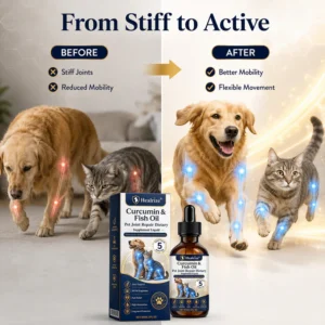 Healrize Curcumin & Fish Oil Pet Joint Repair Liquid