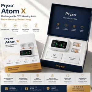 Pryxo™ Atom X Smart Hearing Aids