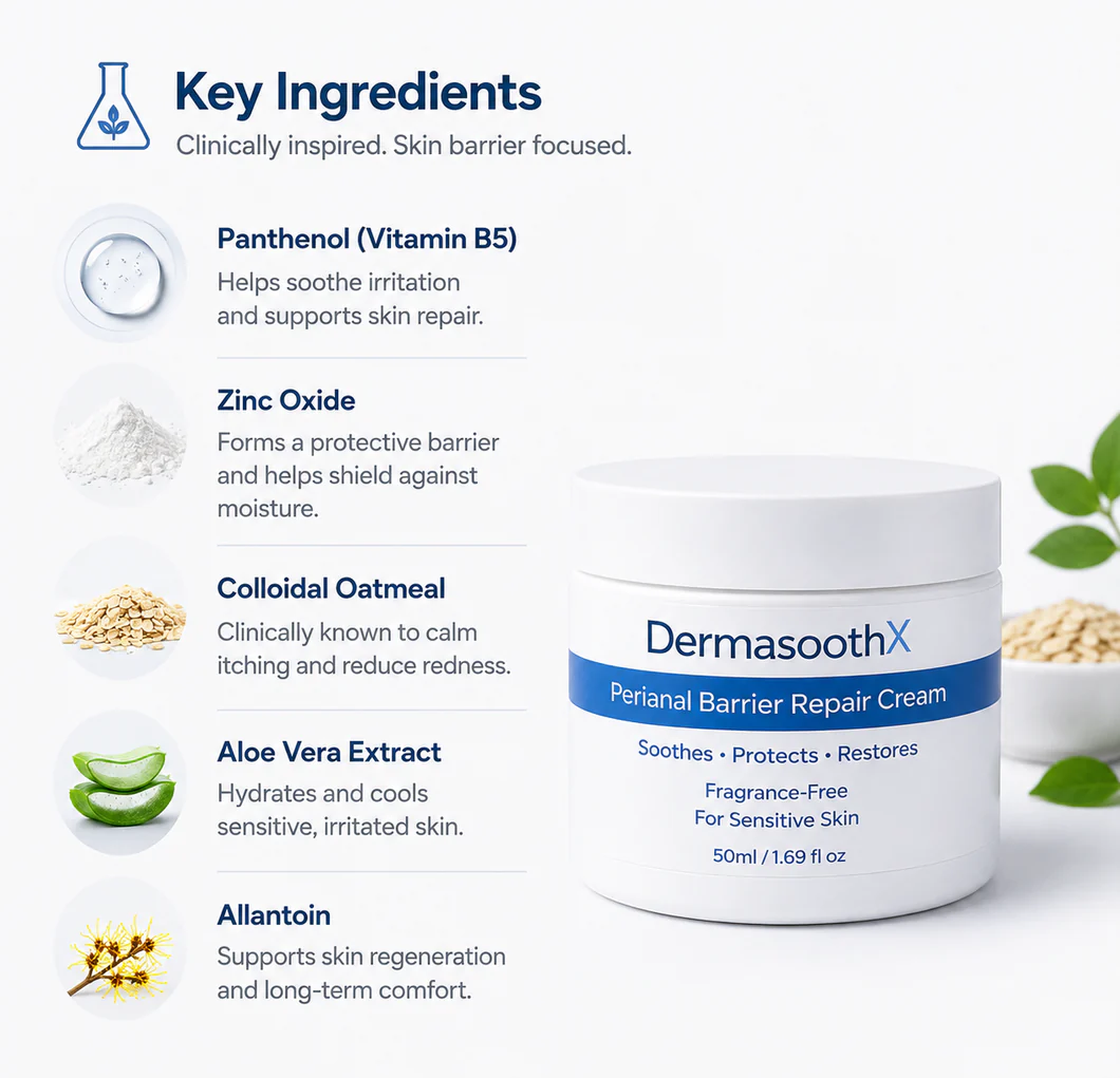 DermasoothX Perianal Barrier Repair Cream