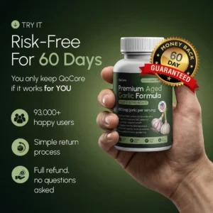 You feel tired in ways you cannot quite explain. Your energy is not what it used to be, and you find yourself worrying about your long-term wellness more than ever. You eat reasonably well, you try to stay active, yet something still feels off. That uncertainty ends here. **QoCore Premium Aged Garlic** is a thoughtfully crafted daily supplement designed to support your overall wellness routine in a clean, convenient way. **A Refined Daily Ritual for Modern Wellness** You deserve a wellness routine that is simple, clean, and easy to stick with. **QoCore** delivers a premium aged garlic blend in a refined capsule form, making it effortless to slot into your morning or evening ritual. This is one of our most popular products and a true customer favourite among those who care about everyday wellness and a balanced lifestyle. **Why QoCore Stands Out** - **Support your everyday wellness routine** with a refined botanical blend - **Enjoy an odorless daily capsule** with no aftertaste or strong scent - **Discover a premium plant-based formula** that fits any lifestyle - **Elevate your supplement shelf** with a thoughtfully aged ingredient - **Embrace a convenient ritual** that takes seconds out of your day **The Botanical Blend Inside** **Aged Black Garlic Extract** is the heart of **QoCore**. Through a careful aging process, garlic transforms in character, becoming softer, milder, and free of the sharp pungency of fresh cloves. **Standardized S-Allylcysteine (SAC)** is the signature compound preserved through the aging method. This water-soluble component gives aged garlic its refined, premium identity. **Antioxidant-Rich Profile** rounds out the formula. The dual-process aging method is designed to highlight the gentler, more concentrated qualities of garlic compared to the raw form. **A Modern Approach to Daily Wellness** Unlike many ordinary garlic supplements on the market, **QoCore** is built around a refined dual-process formulation. Where most standard formulas fall short on smell and digestion comfort, this premium capsule is designed to be odorless and easy to take any time of day. It is a quiet game-changer for anyone who wants their wellness shelf to feel as considered as their skincare routine. **The Sensory Experience** The capsules are smooth, neutral, and easy to swallow with a glass of water. There is no garlic breath, no aftertaste, and no heavy scent. Slipping **QoCore** into your morning coffee ritual or evening wind-down becomes a small, effortless act of self-care that quickly becomes second nature. **How to Use** Take one capsule daily with a glass of water, ideally at the same time each day. For best results, pair with a balanced diet, regular movement, quality sleep, and good hydration habits. Consistency is essential. Make **QoCore** part of your daily ritual to support your everyday wellness lifestyle. **What's Included** One bottle of **QoCore Premium Aged Garlic** capsules, formulated for a complete daily wellness routine and designed for those who value clean, plant-based supplements. **Who It's Made For** Perfect for anyone looking for a refined, plant-based daily wellness companion. Ideal for those who want to elevate their everyday supplement shelf, support an active lifestyle, or simply add a smarter ingredient to their routine. If you have searched for an odorless, modern take on a time-honored botanical, this premium formula was created with you in mind. **Why Customers Love It** **QoCore** is trending in our store right now and highly sought-after by those who value clean, considered formulations. Loved by our customers for its odorless feel, simple daily ritual, and the polished addition it makes to a thoughtful wellness shelf. **Transform Your Daily Wellness Ritual** You do not need to settle for harsh-smelling supplements or complicated routines. You can finally discover a refined, easy-to-use daily companion that fits seamlessly into your lifestyle. **Add QoCore to your cart today and start your refreshed wellness ritual.** Stock often moves quickly during popular seasons, so it is wise to secure your bottle while it is available. **Frequently Asked Questions** **How do I take QoCore?** Take one capsule daily with a glass of water, ideally at the same time each day for consistency. **Will it cause garlic breath or burps?** The aged garlic formula is designed to be odorless and gentle, so most users do not experience garlic breath or aftertaste. **Is it suitable for vegans?** The formula is plant-based and crafted for those who prefer clean, vegan-friendly supplements. Always check the latest label for full details. **How long should I use it?** Consistency matters most. Use daily for several weeks to fully evaluate how it fits into your routine and lifestyle. --- *Disclaimer: This product is not intended to diagnose, treat, cure, or prevent any disease. Individual results may vary. This product is designed for general wellness and personal care use only. Please consult a qualified healthcare professional before use, especially if you have a pre-existing medical condition, are pregnant, or are taking medication.*