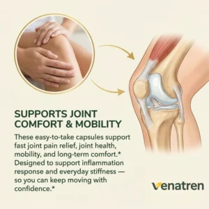 Venatren Bee Venom & Glucosamine 5-in-1 Joint Health Capsules