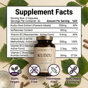 Novavict Kudzu Reduce Cravings & Calm the Mind